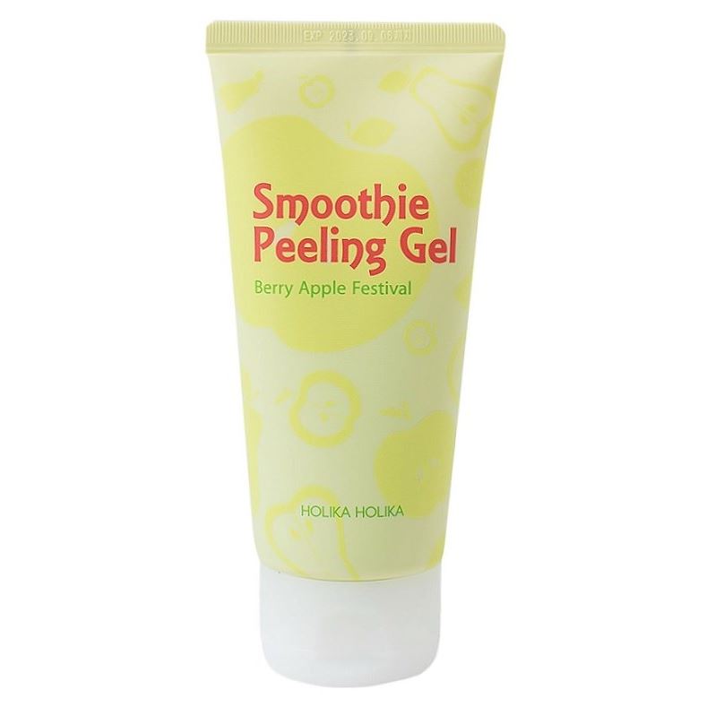 Holika Holika Cleansing Smoothie Peeling Gel Berry Apple Festival  Отшелушивающий гель-скатка с яблоком