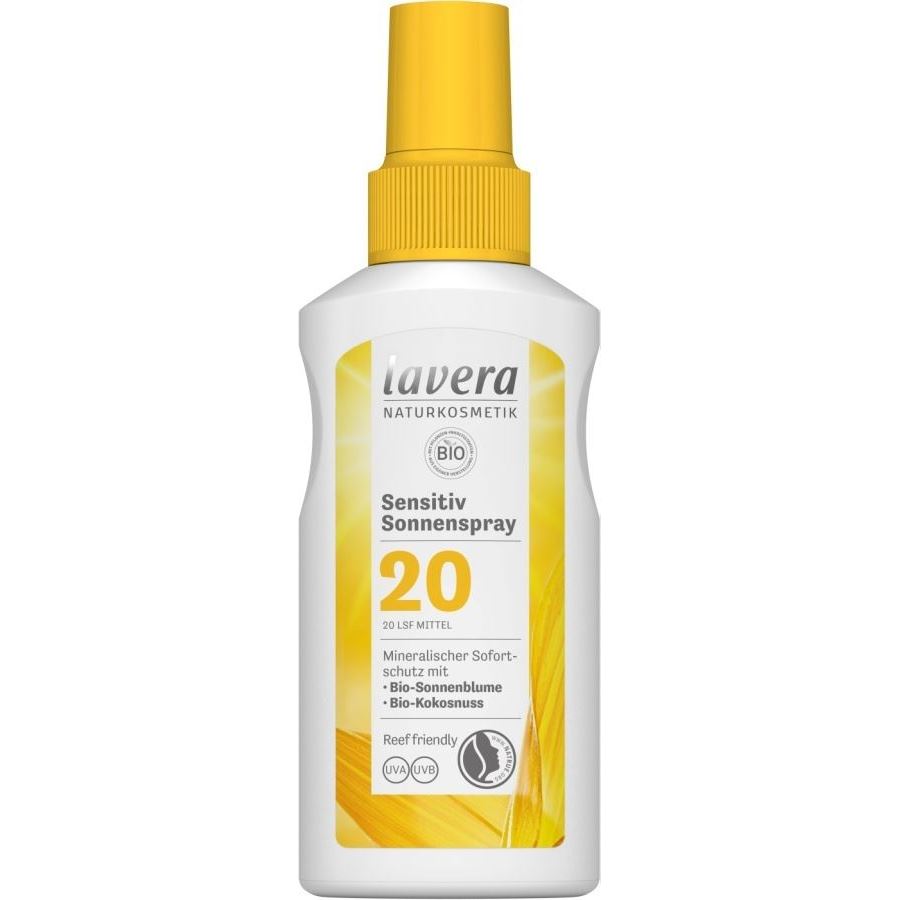 Lavera Sun Care  Sensitive Sun Spray SPF 20 БИО крем-спрей солнцезащитный SPF 20 для чувствительной кожи