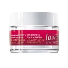 Lavera Faces  Regenerating Night Care Cranberry Клюква БИО Восстанавливающий ночной крем для зрелой кожи 45+