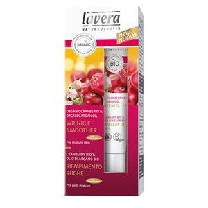 Lavera Faces  Wrinkle Smoother Cranberry Клюква БИО Уход-корректор заполняющий морщины для зрелой кожи 45+