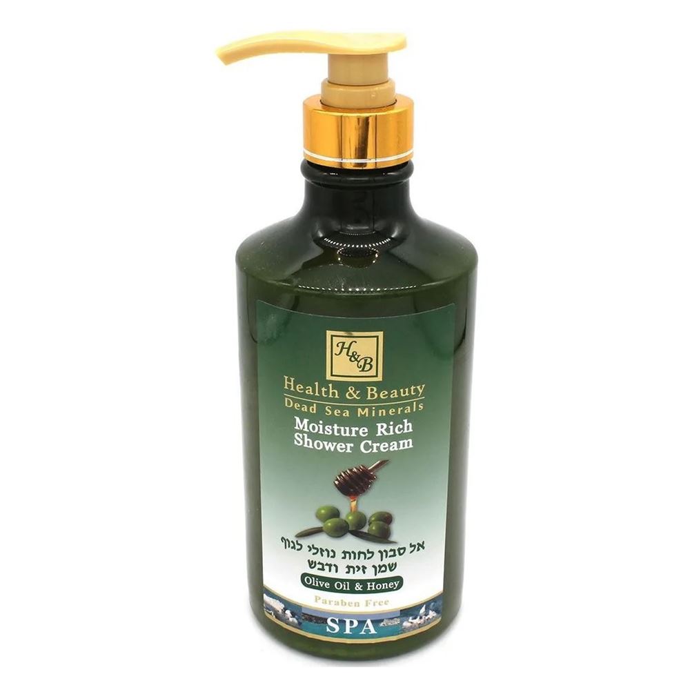 Health & Beauty Body SPA  Shower Cream Moisture Rich Oliva & Honey Увлажняющий гель для душа с оливковым маслом и мёдом