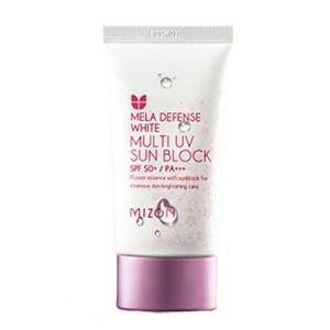 Mizon Mela Defense White Multi UV Sun Block SPF50+ Отбеливающий солнцезащитный крем для лица 