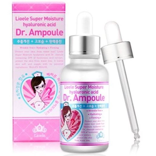 Lioele Уход Super Moisture Hyaluronic Acid Dr. Ampoule Суперувлажняющая укрепляющая сыворотка от морщин