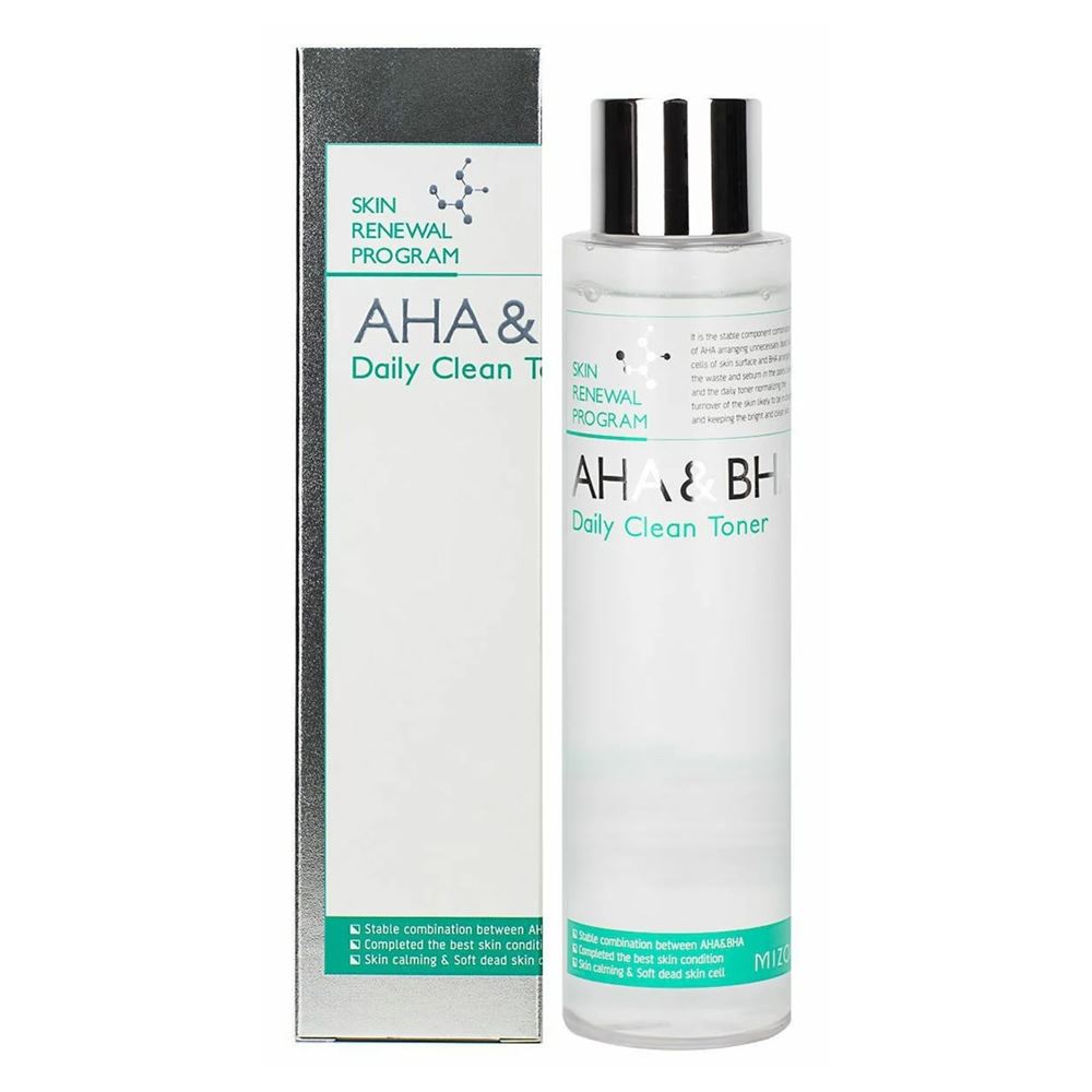 Mizon Cleansing AHA&BHA Daily Clean Toner Очищающий и обновляющий тонер для лица с АНА-и ВНА-кислотами