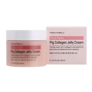 Tony Moly Face Care Collagen Pure Farm Pig Jelly Cream Крем антивозрастной с коллагеном для лица