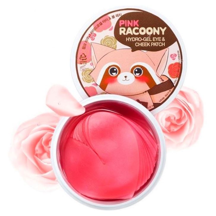 Secret Key Masks Pink Racoony Hydro-Gel Eye & Cheek Patch Патчи для глаз и скул гидрогелевые