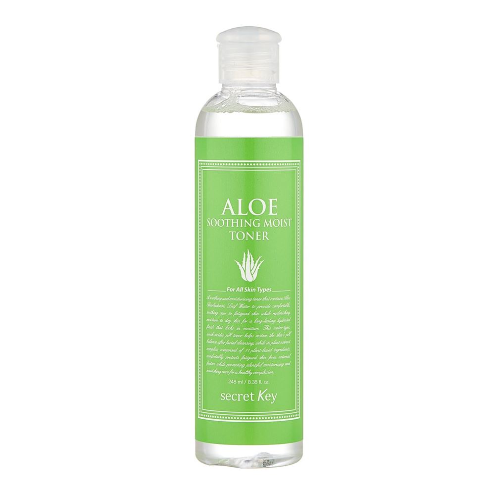 Secret Key Aloe Aloe Soothing Moist Toner Увлажняющий тоник для лица с экстрактом алоэ