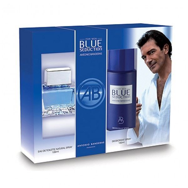 Antonio Banderas Fragrance Blue Seduction for Men Set Подарочный набор для мужчин