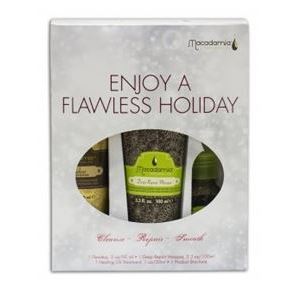 Macadamia Natural Oil Gift Sets Набор Enjoy Flawless Holiday Набр Праздничный - Объем: 100 мл + 30 мл + 90 мл