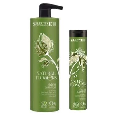 Selective Professional Natural Flowers Hydro shampoo Увлажняющий шампунь