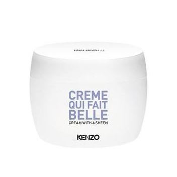 KenzoKi Relaxing - White Lotus Cream Qui Fait Belle with a sheen face Сияющий крем выравнивающий тон и текстуру кожи
