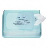 Shiseido Pureness Refreshing Cleansing Sheets Oil-free Alcohol-free Освежающие очищающие салфетки без масел и спирта