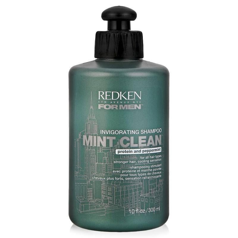 Redken For Men Mint Clean Shampoo Тонизирующий шампунь для волос и кожи головы