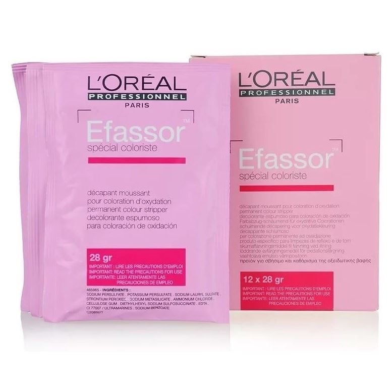 L'Oreal Professionnel Coloring Hair Efassor Powder Пакетики с пудрой для декапирования или удаления искусственного пигмента
