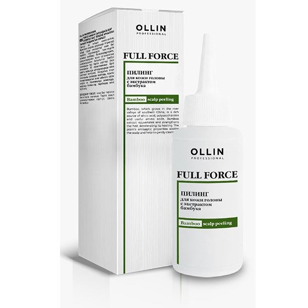 Ollin Professional Full Force Scalp Peeling with Bamboo Extract Пилинг для кожи головы с экстрактом бамбука