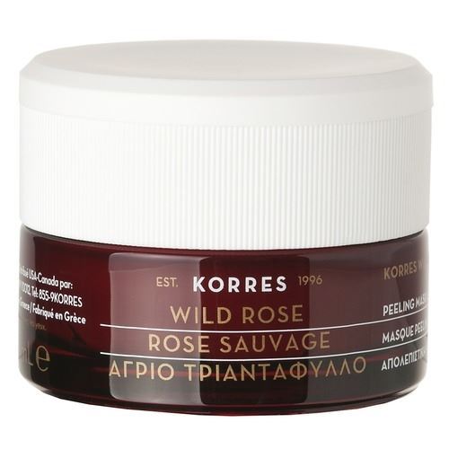Korres Anti-Ageing Wild Rose Peeling Mask AHA 10% Маска-скраб с дикой розой и AHA-кислотами 10% для всех типов кожи 