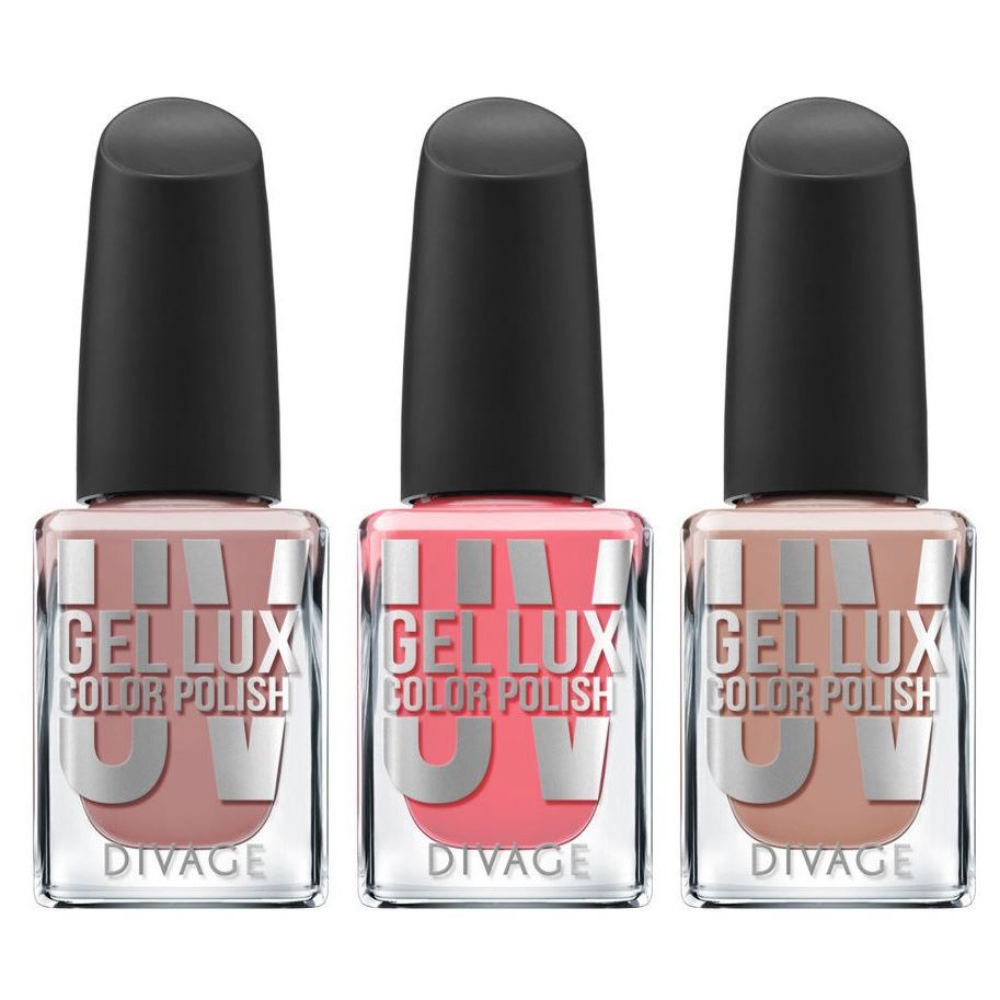 Divage Nail Care Uv Gel Lux Верхнее Покрытие Для Ногтей и лак для ногтей