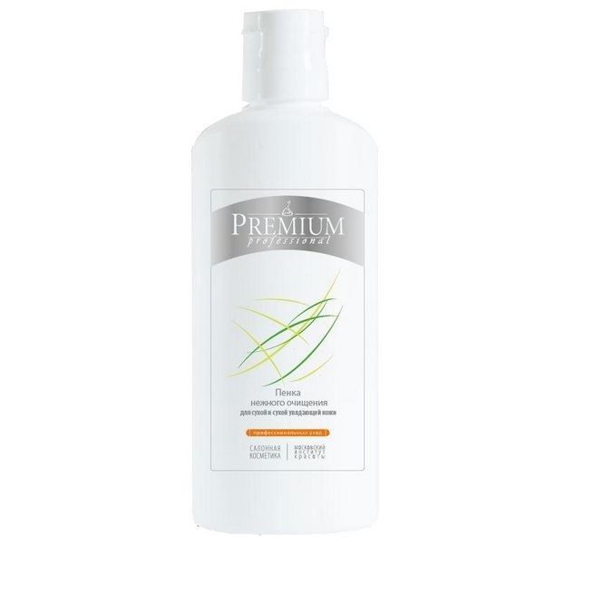 Premium Professional Пенка нежного очищения для сухой и сухой увядающей кожи Пенка нежного очищения для сухой и сухой увядающей кожи