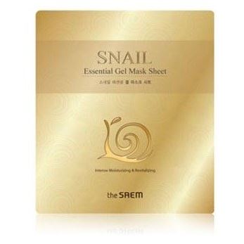 The Saem Snail Snail Essential Gel Mask Sheet Маска для лица гидрогелевая с экстрактом улитки