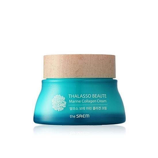 The Saem Thalasso Thalasso Beaute Marine Collagen Cream Крем с морским коллагеном для лица