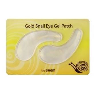 The Saem Snail Snail Gold Smile-Wrinkle Line Gel Patch old Патчи с муцином улитки и золотом для коррекции носогубных складок