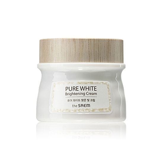 The Saem Face Care Pure White Brightening Cream Крем осветляющий с эффектом сияния