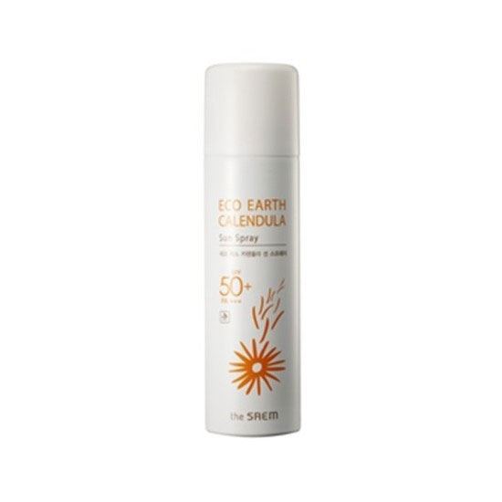 The Saem Eco Earth Calendula Sun Spray SPF50+ PA+++ Спрей солнцезащитный для лица SPF50+ PA+++