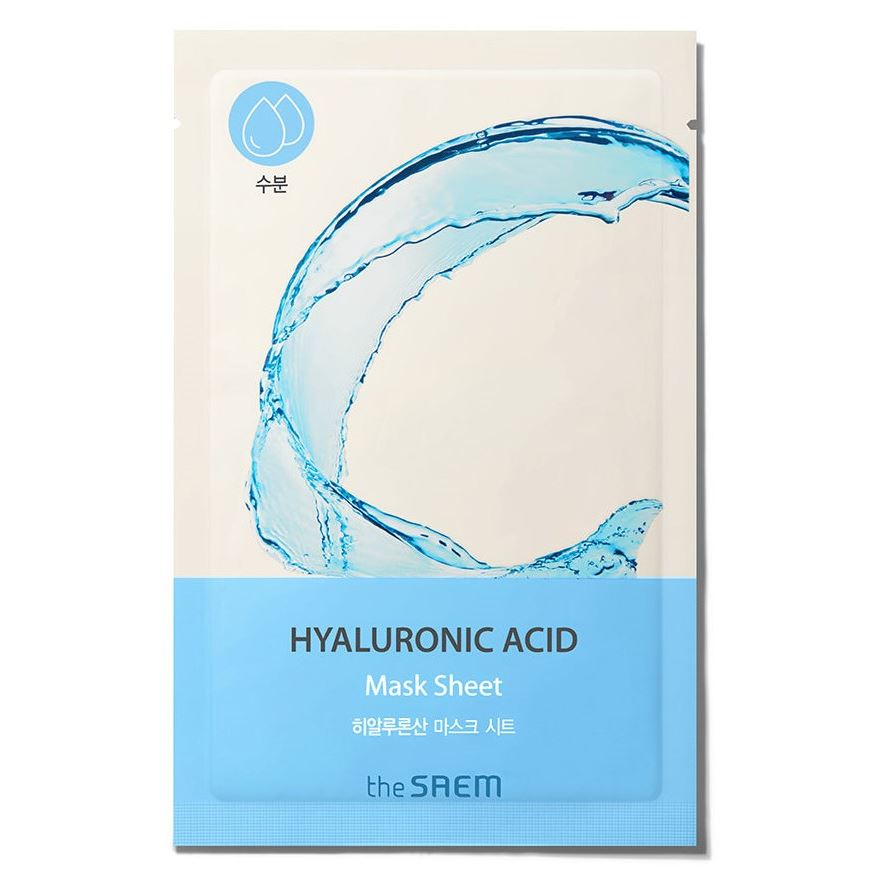 The Saem Face Care Bio Solution Hydrating Hyaluronic Acid Mask Sheet Био-маска для лица увлажняющая с гиалуроновой кислотой