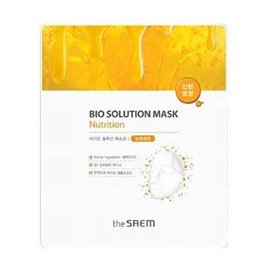 The Saem Face Care Bio Solution Mask Nutrition Био-маска для лица питательная