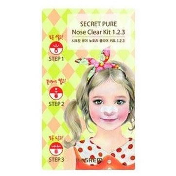 The Saem Face Care Secret Pure Nose Clear Patch Set Набор пластырей против акне
