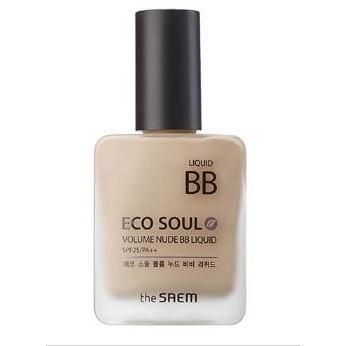 The Saem Eco  Soul Volume Nude BB Liquid SPF25 PA++ ББ крем "эффект обнаженной кожи"