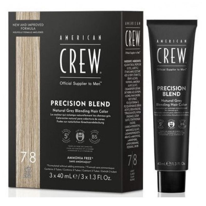 American Crew Precision Blend Precision Blend 7/8 Краска для седых волос Блонд