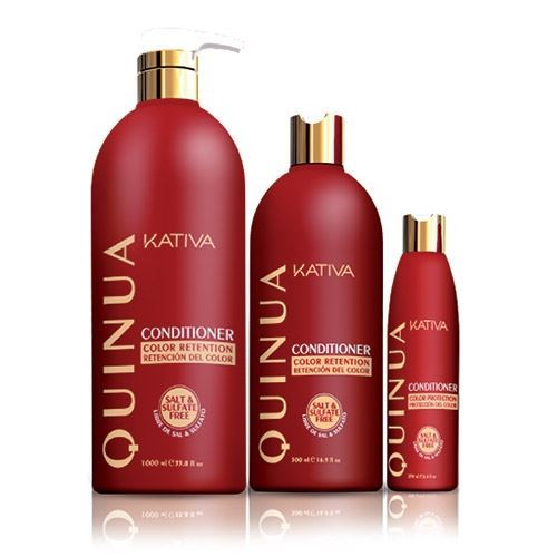 Kativa Quinua Питательный кондиционер "Защита цвета" Питательный кондиционер для всех типов волос, в том числе для ослабленных и окрашенных