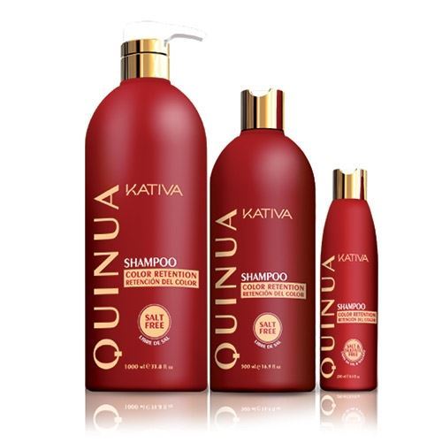 Kativa Quinua Питательный шампунь "Защита цвета" Питательный шампунь для всех типов волос, в том числе для ослабленных и окрашенных