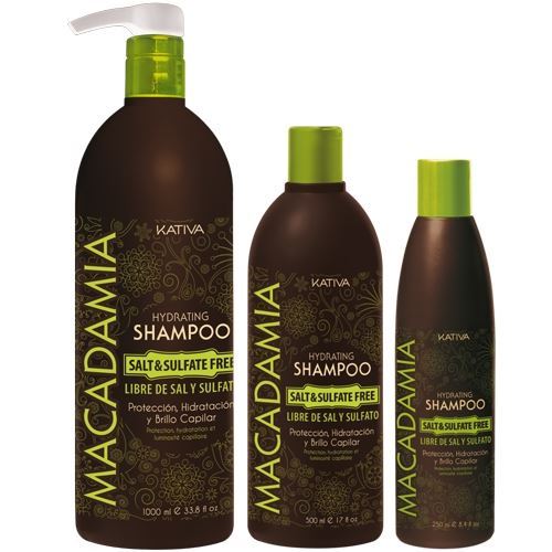 Kativa Macadamia Увлажняющий шампунь Макадамия Увлажняющий шампунь для нормальных и поврежденных волос