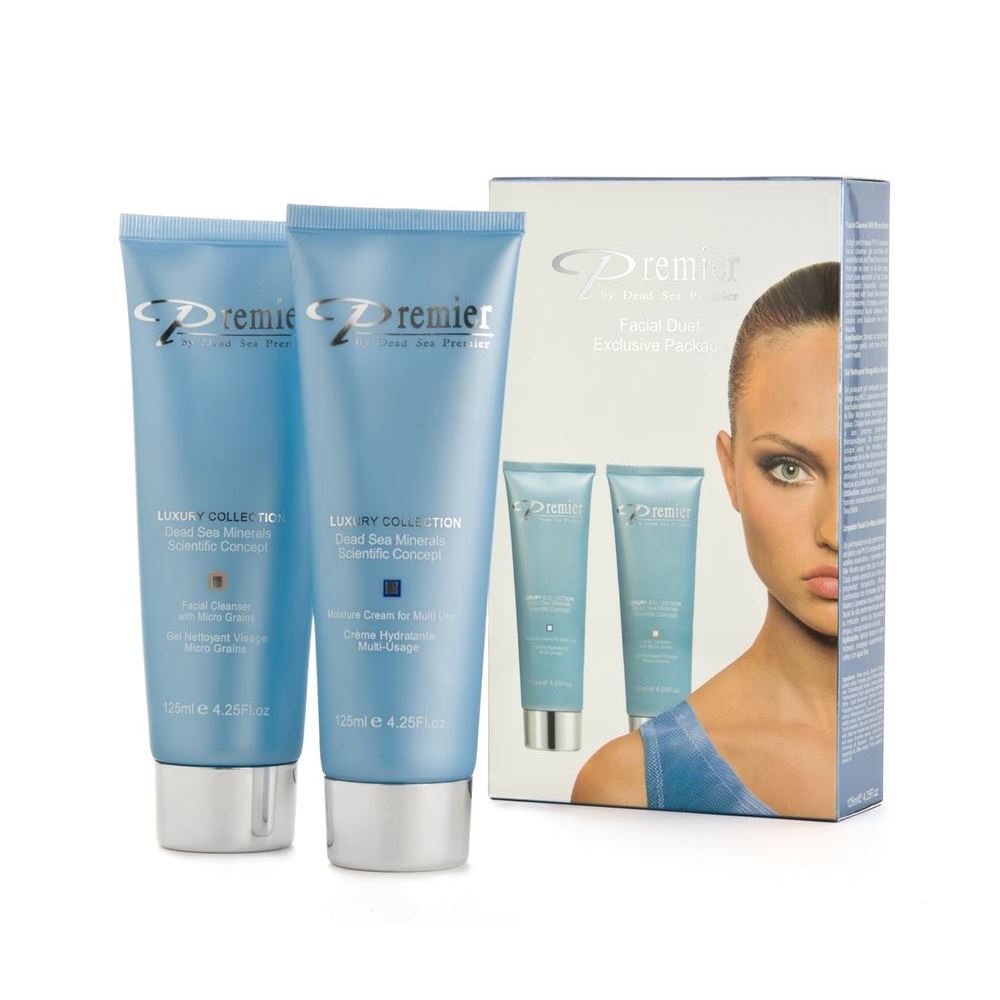 Premier Gratiae Facial Duet Exclusive Package Kit Набор: гель нежный очищающий и многофункциональный крем для лица и тела