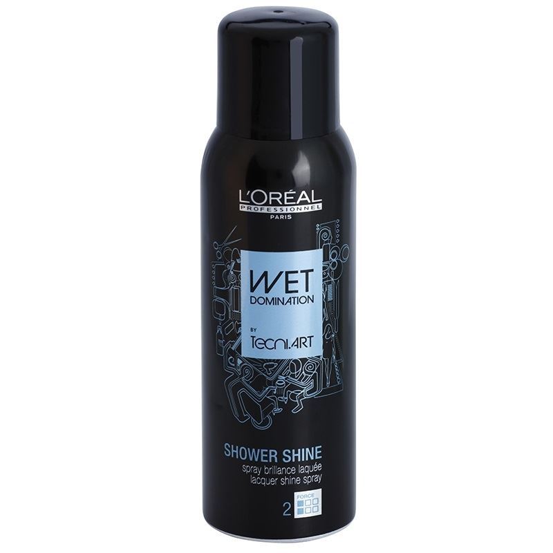 L'Oreal Professionnel Tecni.Art Wet Domination Shower Shine Спрей-лак для эффекта мокрого блеска
