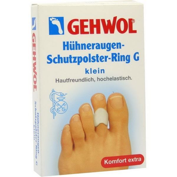 Gehwol Комфорт+ Защита Huhneraugen Schutzpolster Ring G Klein Защитное гель-кольцо с уплотнителем Защитное гель-кольцо с уплотнителем малое 