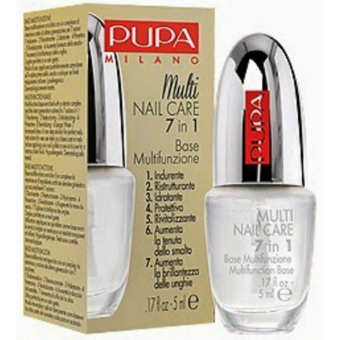 Pupa Make Up Multi Nail Care 7 in 1 Многофункциональная основа для ногтей 7 в 1