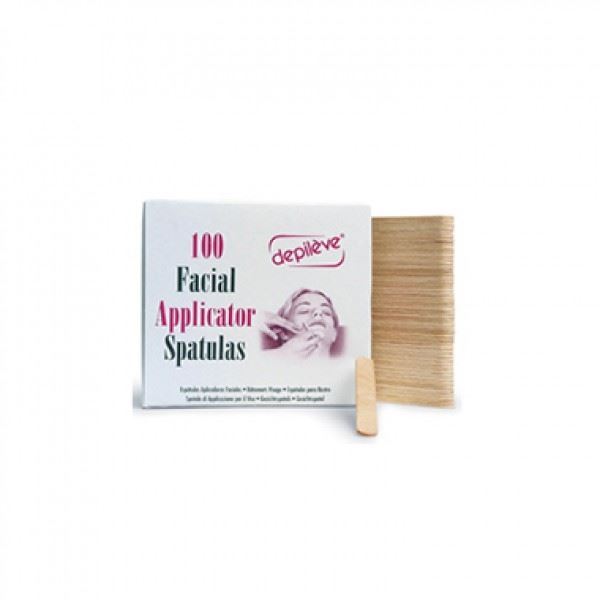 Depileve Аксессуары 100 Facial Applicator Spatulas  Одноразовые деревянные шпатели для лица
