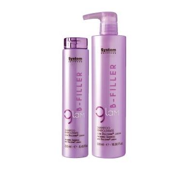 Dikson B-Filler Glam B-Filler Shampoo Мягкий очищающий шампунь, интенсивный, уплотняющий волосы 