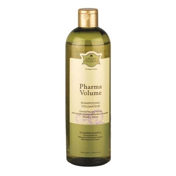 Green Pharma Hair Care Fharma Volume Shampooing Volumateur ФАРМАВОЛЮМ Шампунь, увеличивающий объем, с экстрактом тысячелистника и лапчатки для тонких и хрупких волос