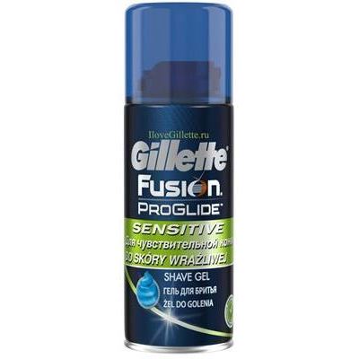 Gillette Средства для бритья Fusion ProGlide Sensitive Skin Гель для бритья для чувствительной кожи