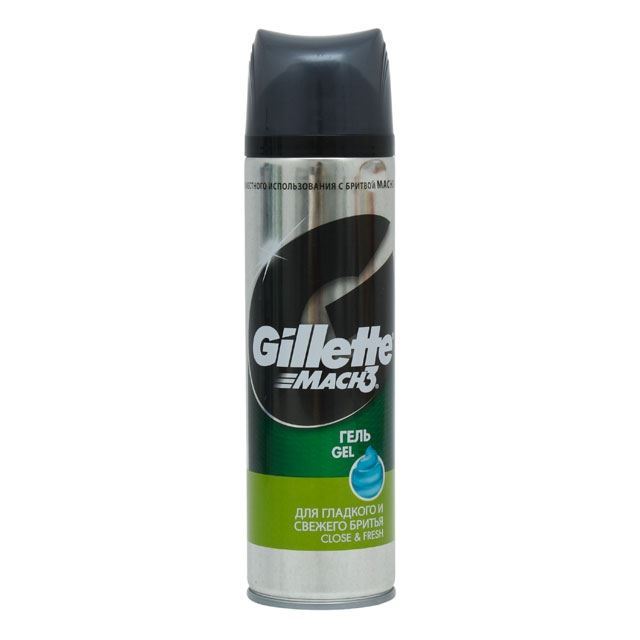 Gillette Средства для бритья Mach3 Close&Fresh Гель для гладкого и свежего бритья 
