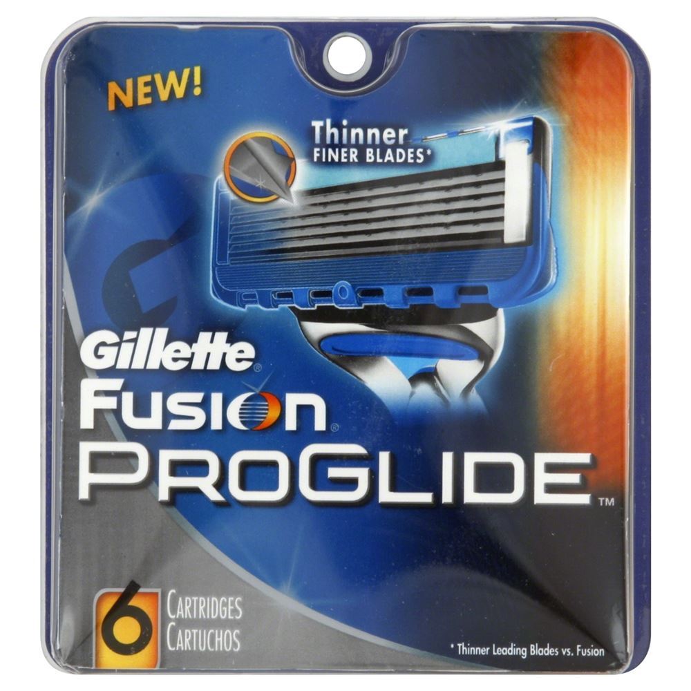 Gillette Бритвенные системы Fusion Proglide - 6 Сменные кассеты Набор сменных кассет для бритья Fusion ProGlide - 6 шт