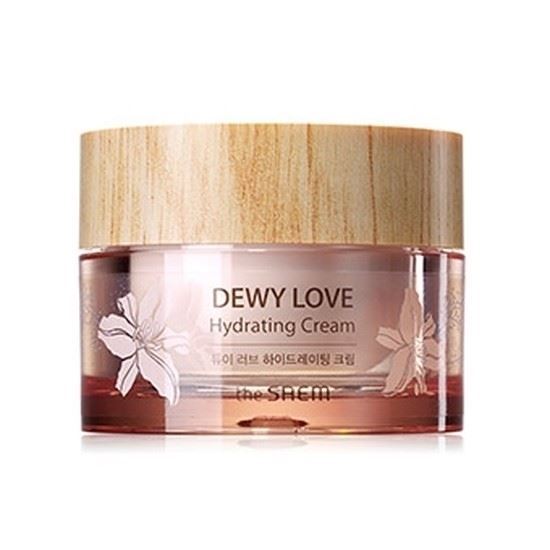 The Saem Face Care Dewy Lowe Hydrating Cream Увлажняющий крем для лица с цветочным комплексом 