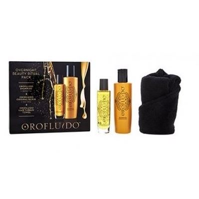Orofluido Hair Care Overnight Beauty Ritual Pack  Набор для интенсивного ухода за волосами с тюрбаном