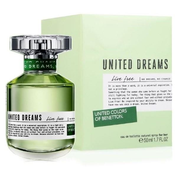 Benetton Fragrance United Dreams Live Free  Свобода жить