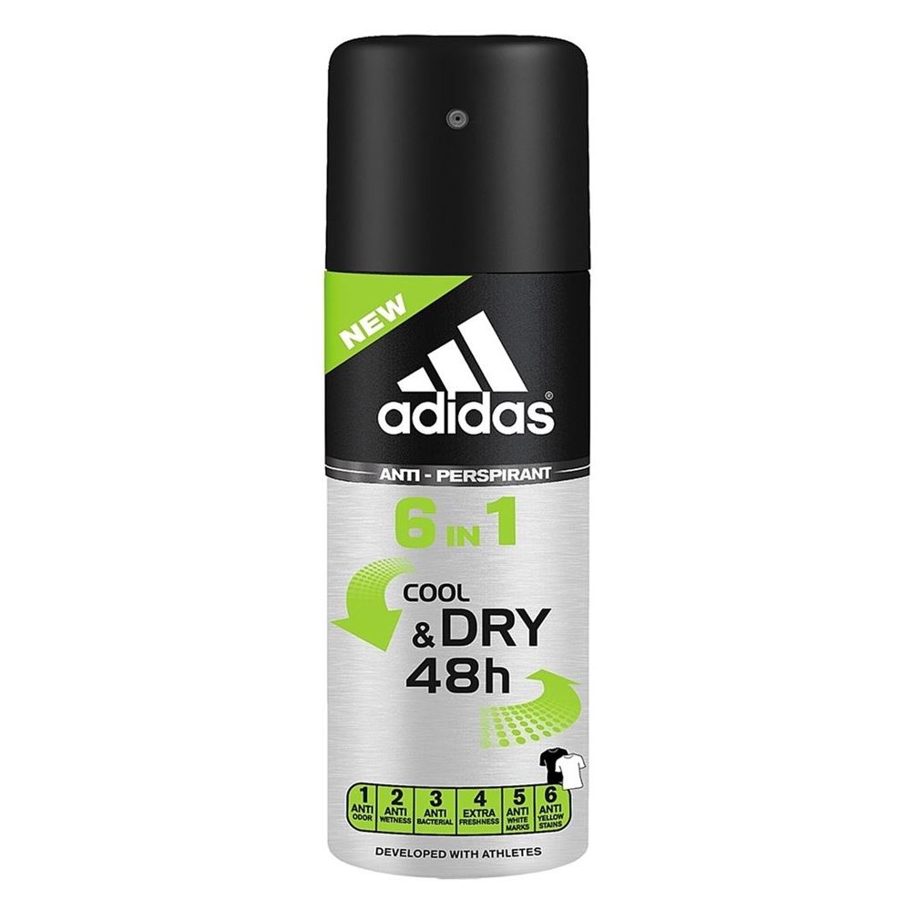 Adidas Fragrance Anti-Perspirant Spray Male 6 In 1 Антиперспирант-спрей 6 в 1