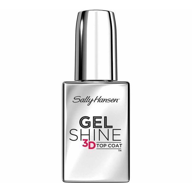 Sally Hansen Покрытия для ногтей Gel Shine 3D Top Coat Покрытие для закрепления лака. Верхнее покрытие с гелевым блеском 3D